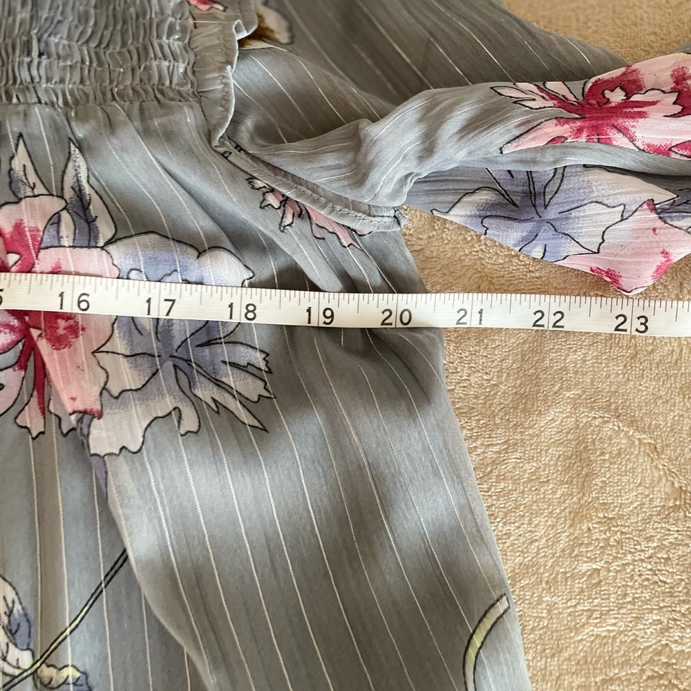 Walter Baker Floral Lightweight Blouse - Size S - Picture 11 of 14